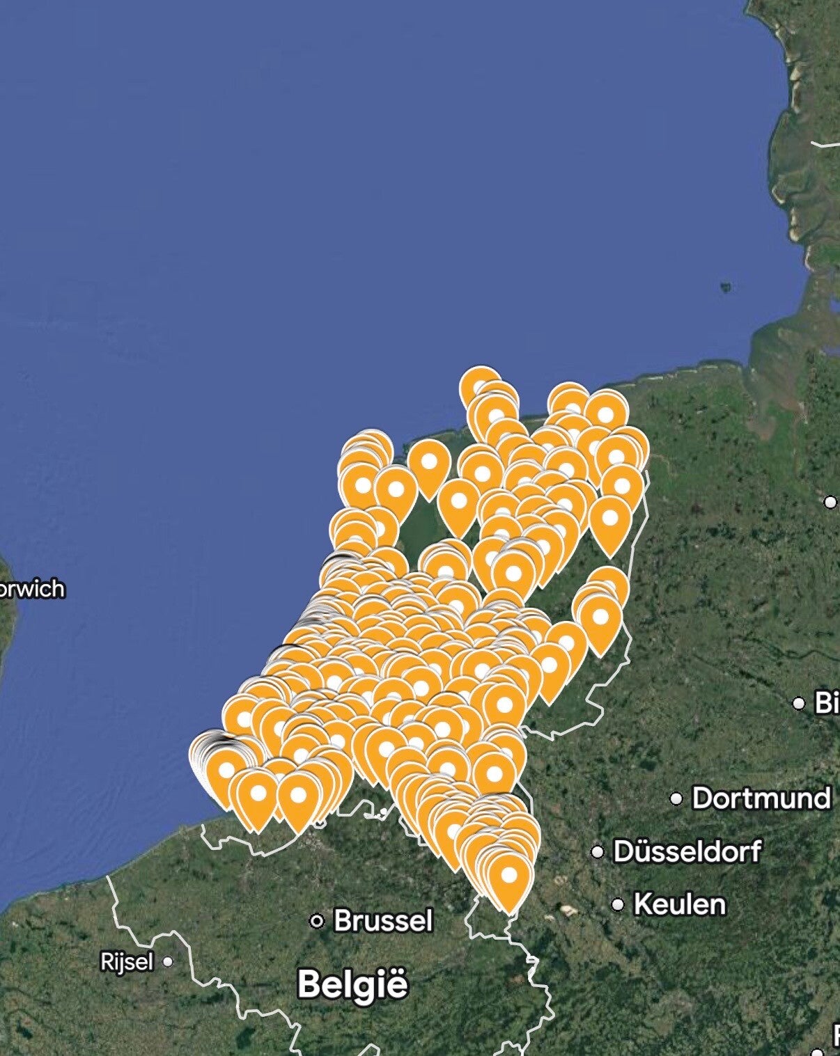 Urbex map Netherlands