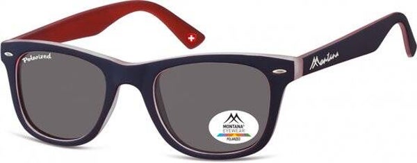 Montana  Zonnebril Unisex blauw/rood (mp41)