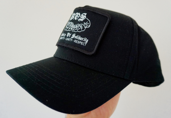 Zwarte pet met logo