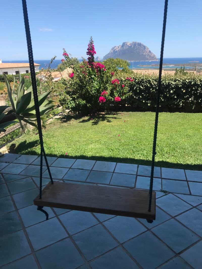 Schommelen met uitzicht. Voor kinderen van 1 t/m 3 jaar hebben we ook een schommel met rugleuning en 3-puntsveiligheidsgordel