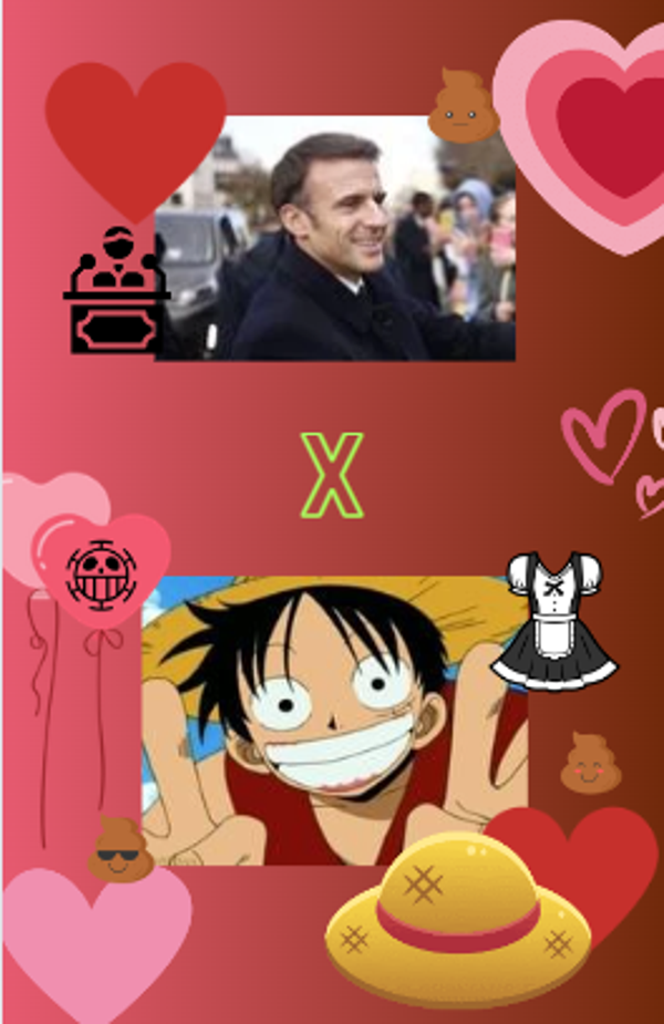 fanfiction Emmanuel Macaron x Luffy