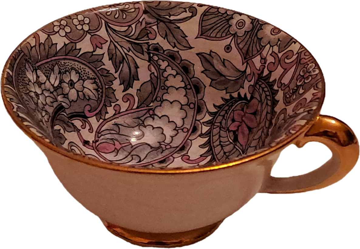 TAS043 - Lot de 6 tasses en porcelaine de Limoge