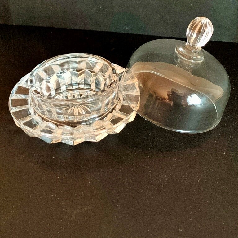 BEU002 - Beurrier rond en verre