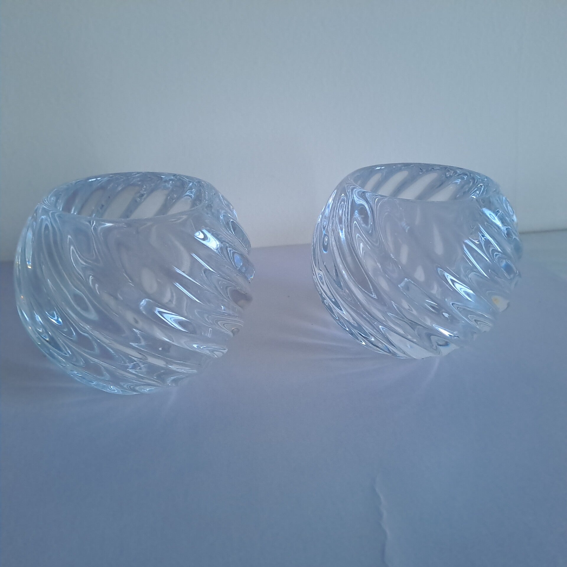 BOU007 - Lot de 2 photophores en verre
