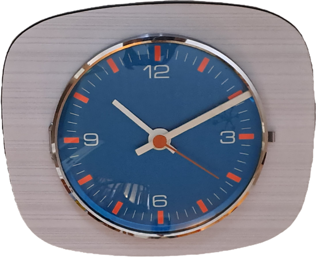 CLK025 - Pendule à quartz en Formica