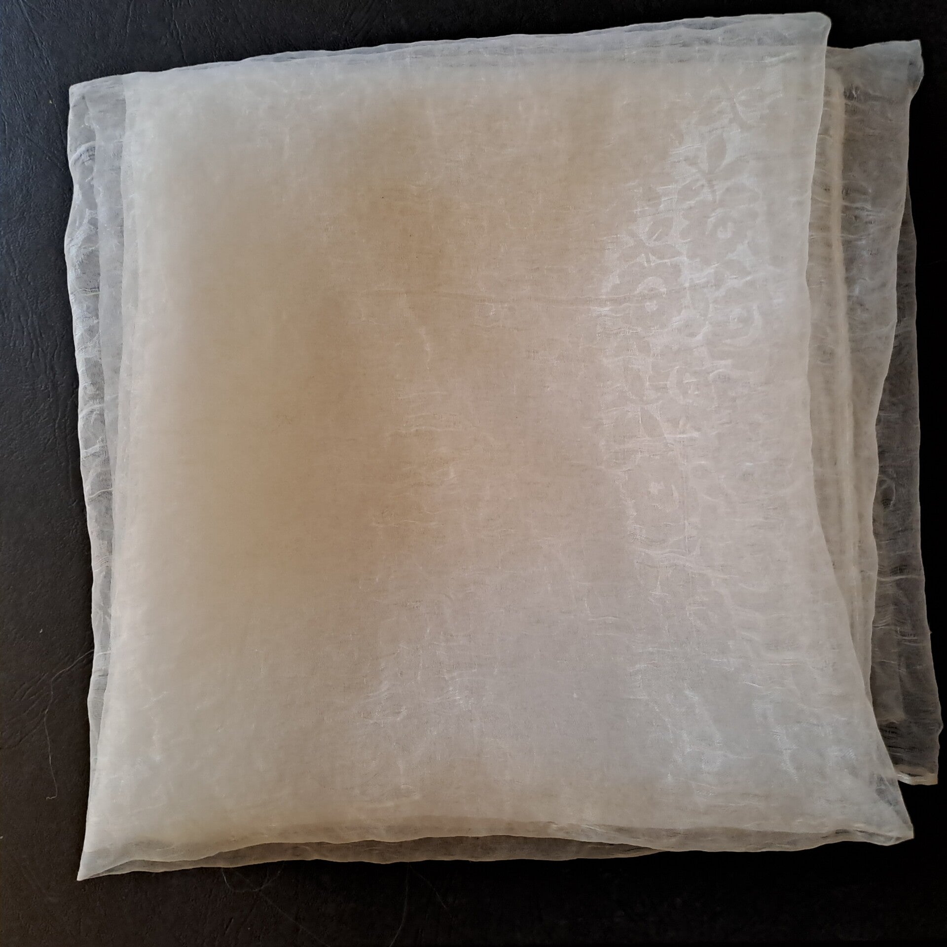FOU004 - Foulard voile blanc