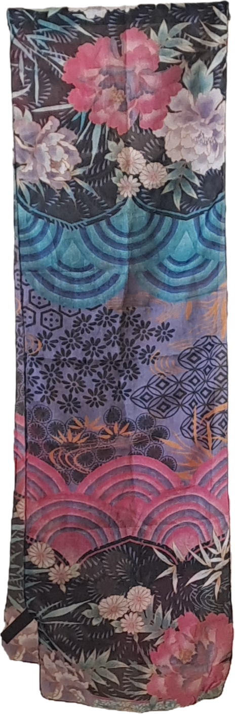 FOU005 - Foulard "Blue jungle"