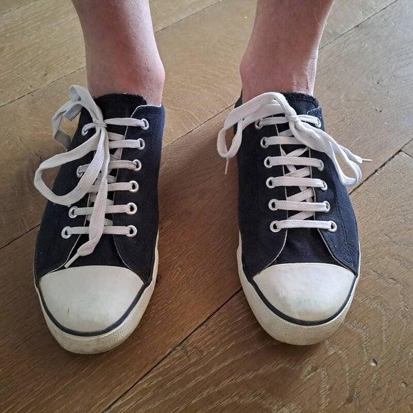 SHO002 - Sneakers basses en toile noire