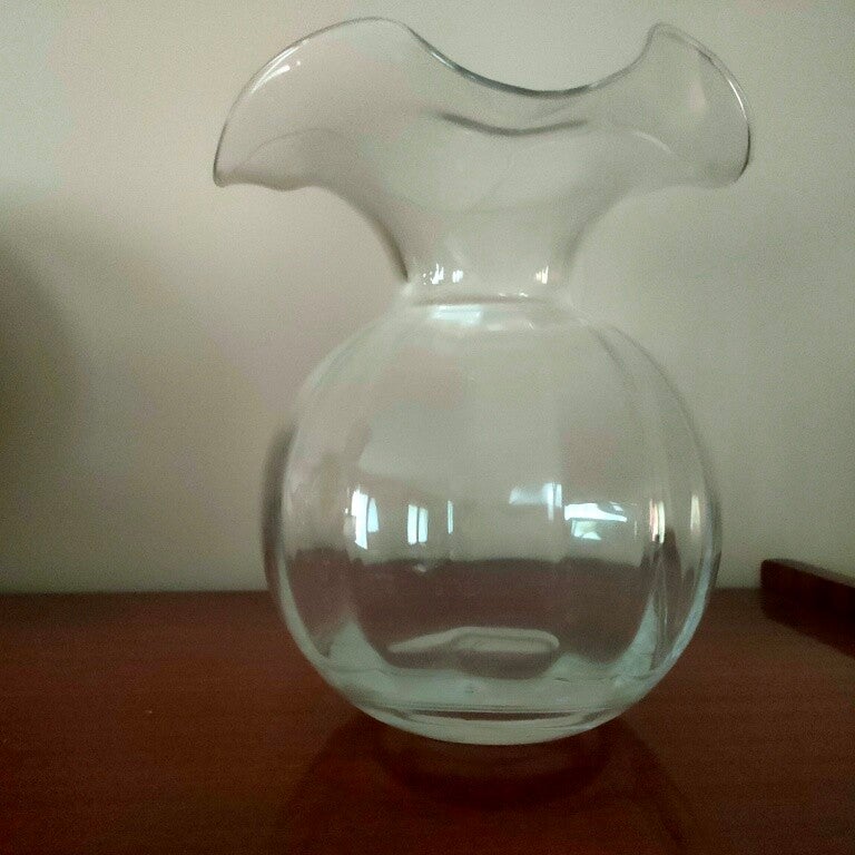 VAS003 - Vase "boule" en cristal LANCEL