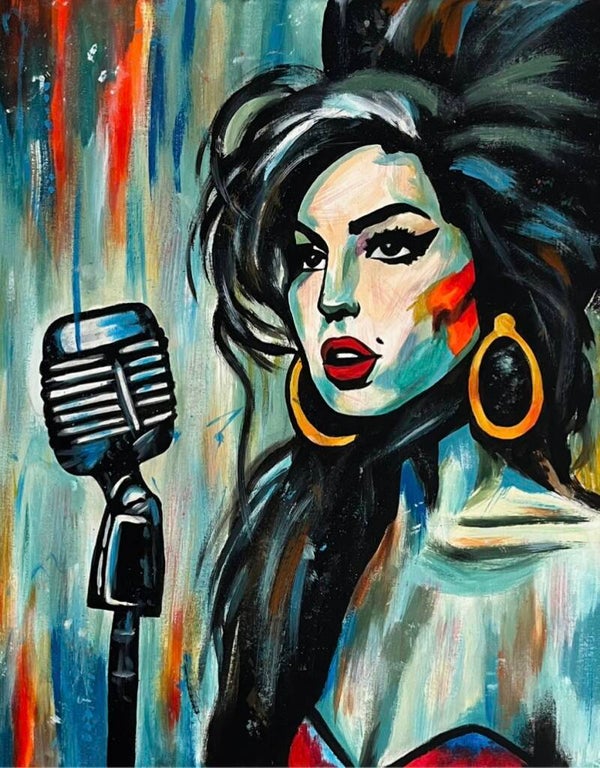 Portrait Amy Winehouse - 40x50cm