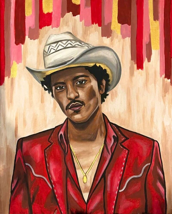 Bruno mars - 40x50cm