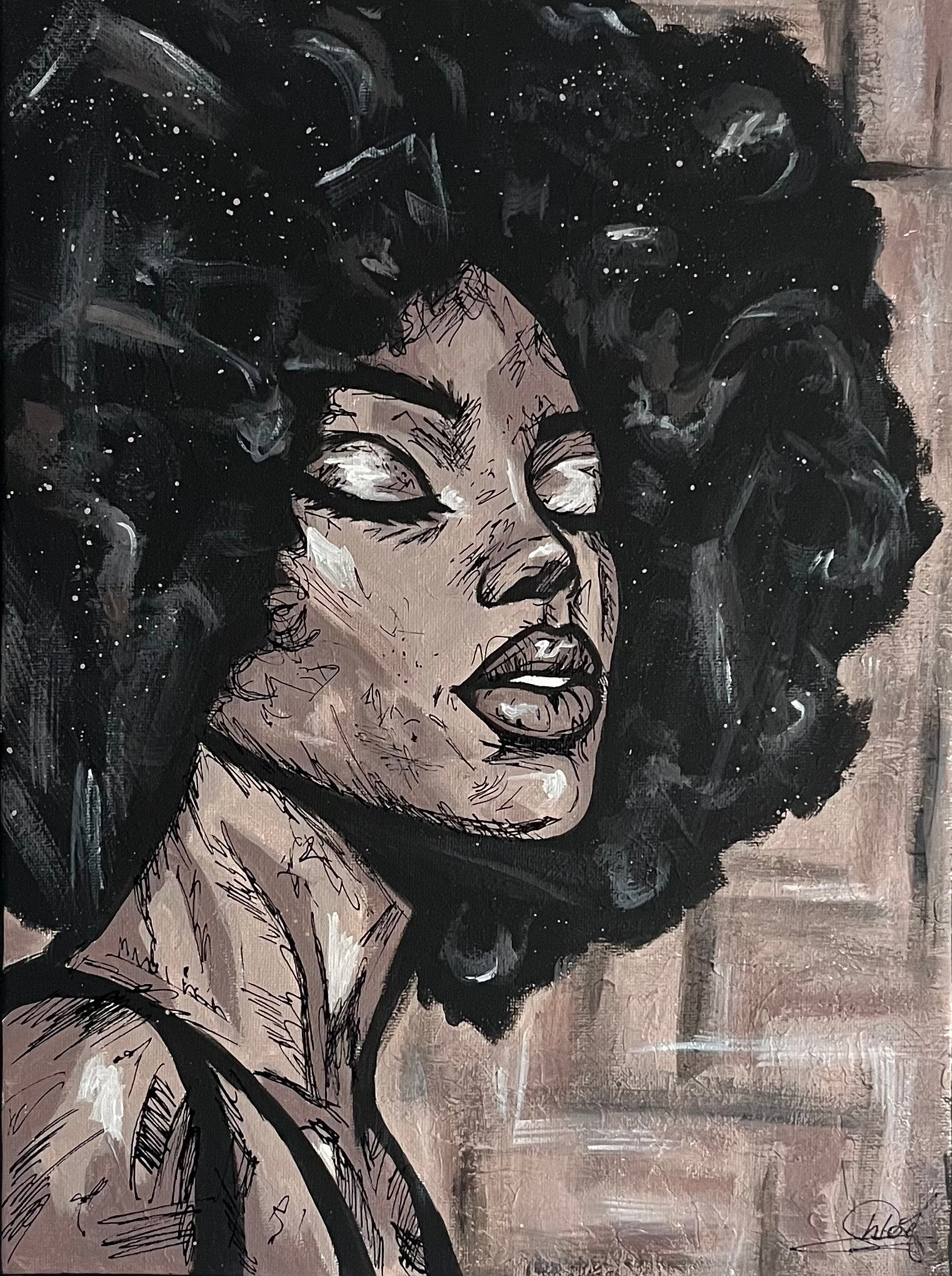 Portrait Femme - 30x40 cm