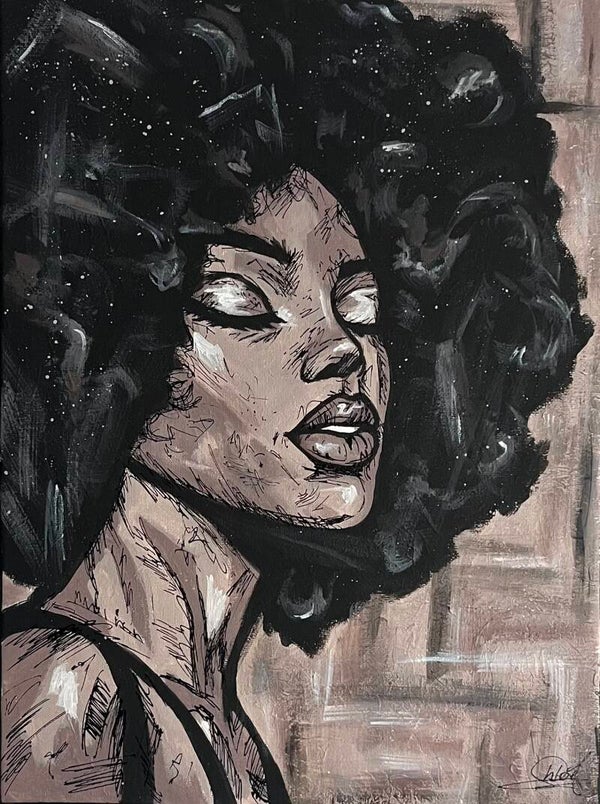 Portrait Femme - 30x40 cm