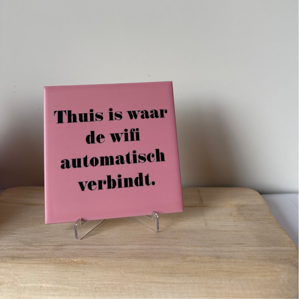 Thuis is waar de Wifi automatisch verbindt.