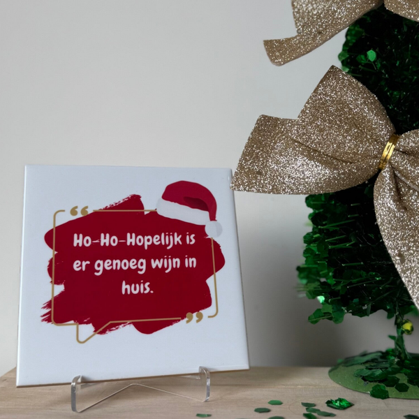 Ho-Ho-Hopelijk is er genoeg wijn in huis