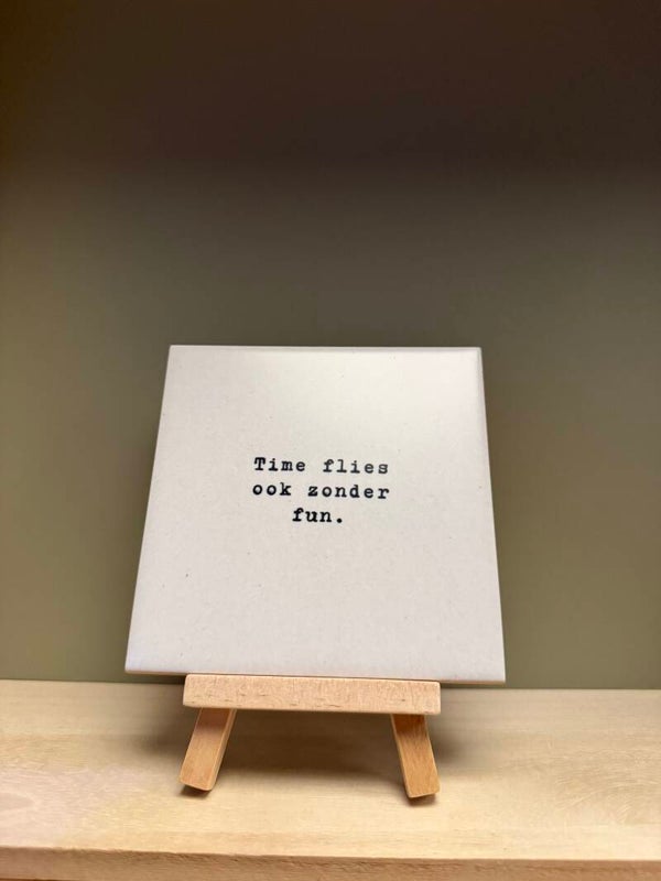 Time flies ook zonder fun.
