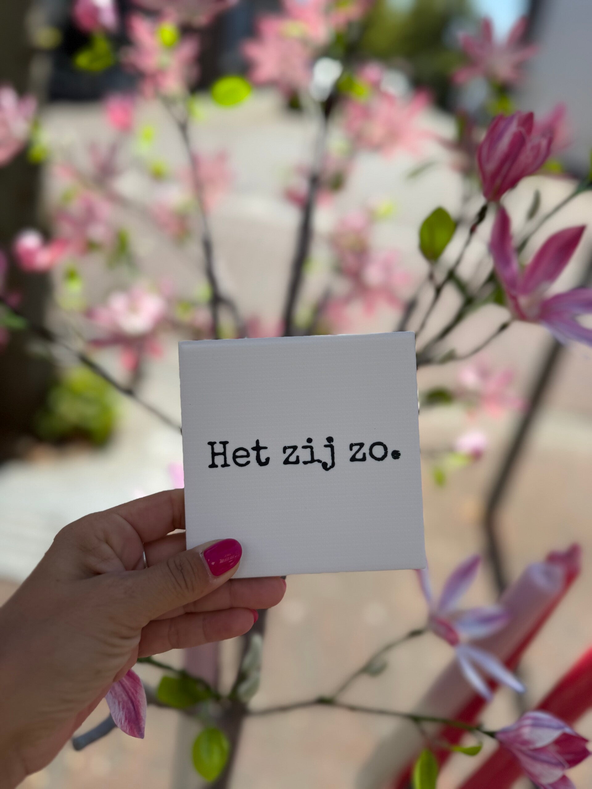 Het zij zo.