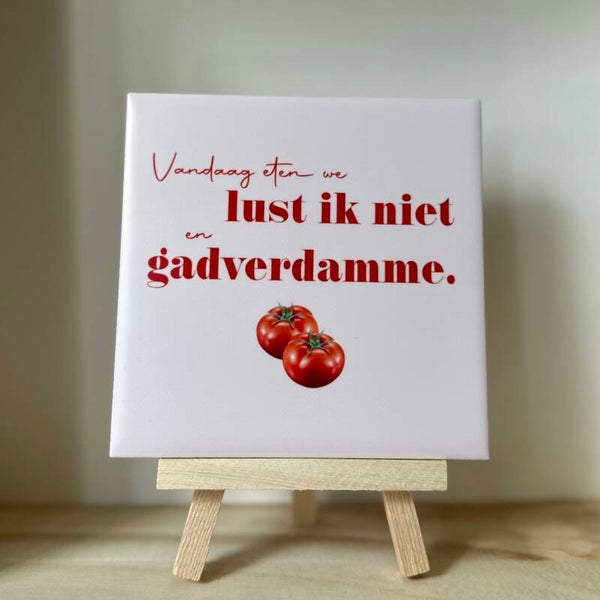 Vandaag eten we ..