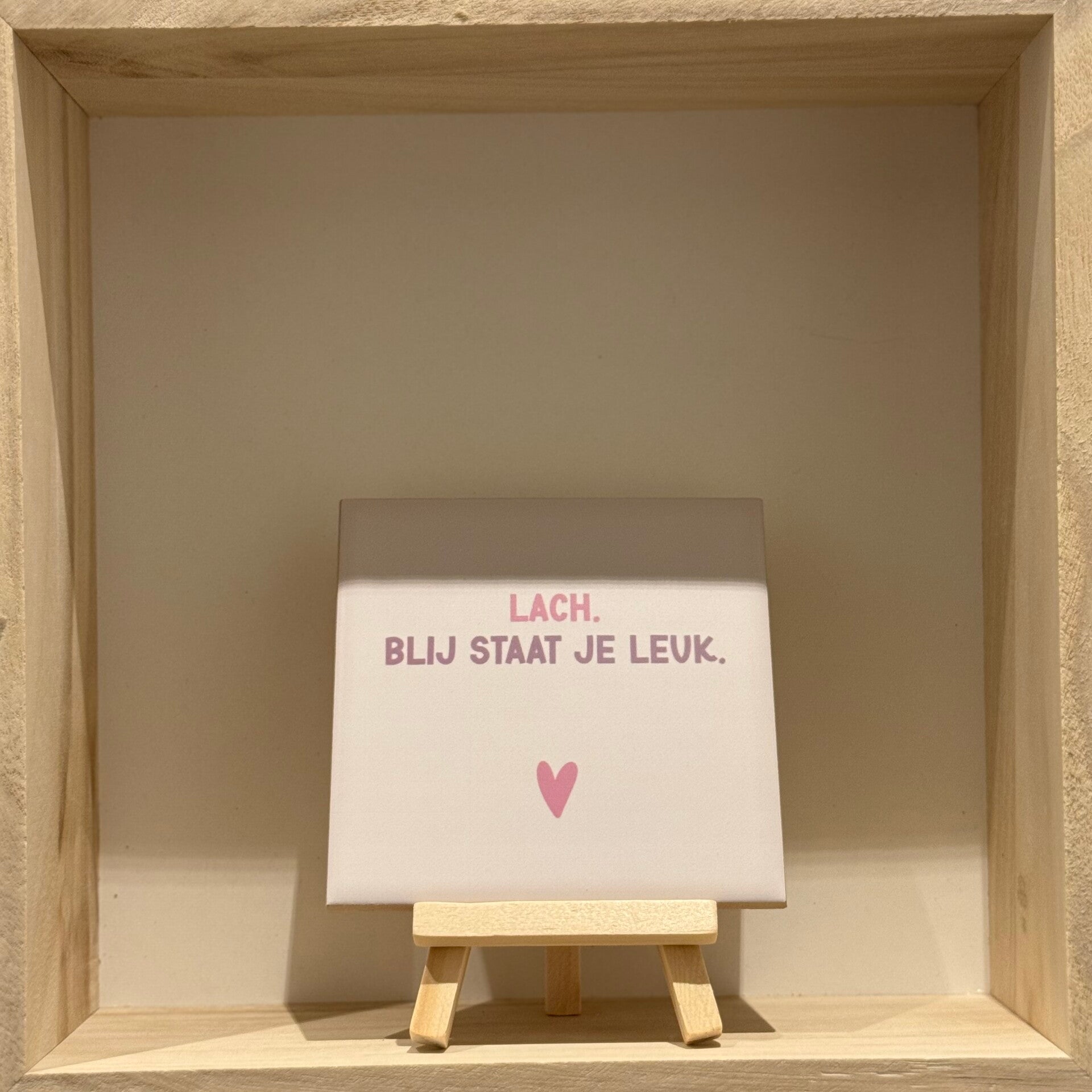 Lach, blij staat je leuk!
