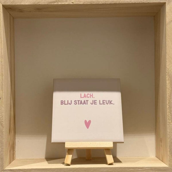 Lach, blij staat je leuk!