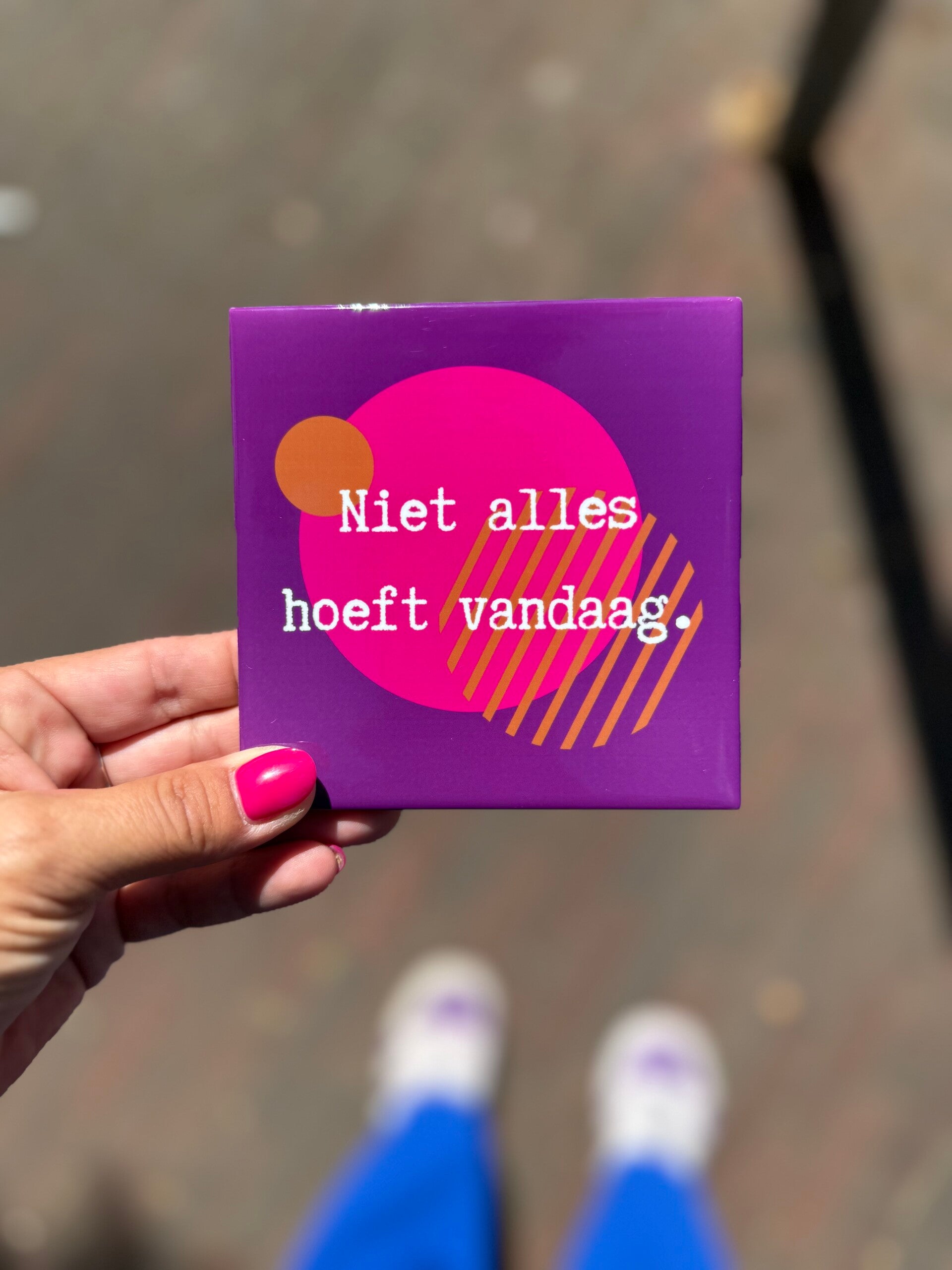 Niet alles hoeft vandaag.