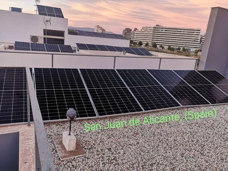 INSTALACION DE PLACAS CON SOPORTES DE HORMIGON