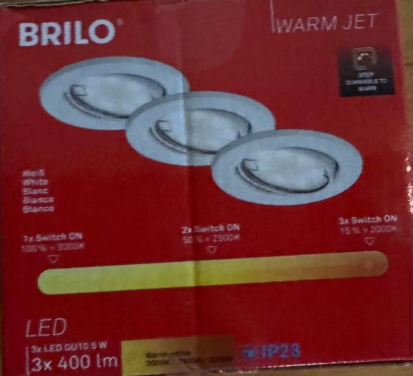 Brilo Einbau LED Spotlampen weiß