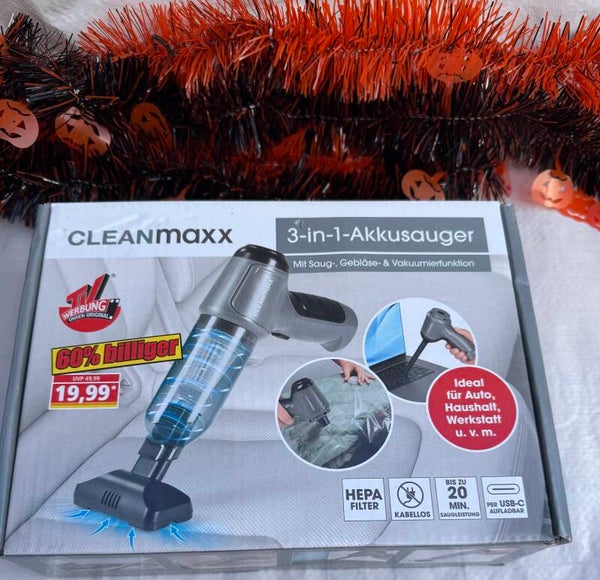 Cleanmaxx 3 in 1 Akkusauger