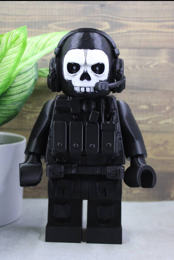 Soldat Tactique Masque Crâne 20cm
