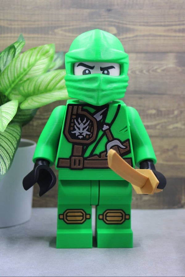 Figurine géante "Guerrier Ninja" 20 cm Différents Coloris Disponibles !