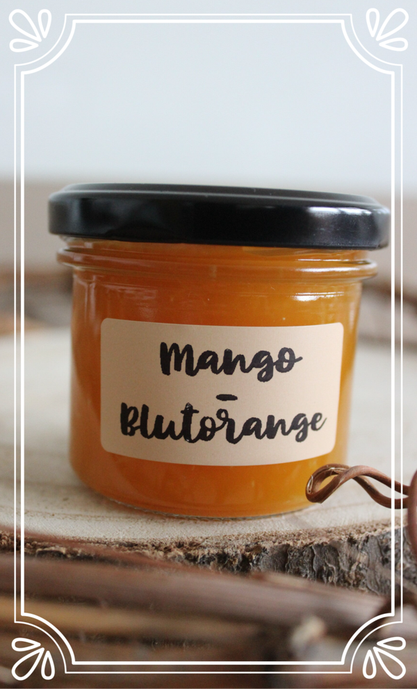 Mango-Blutorangen Fruchtaufstrich