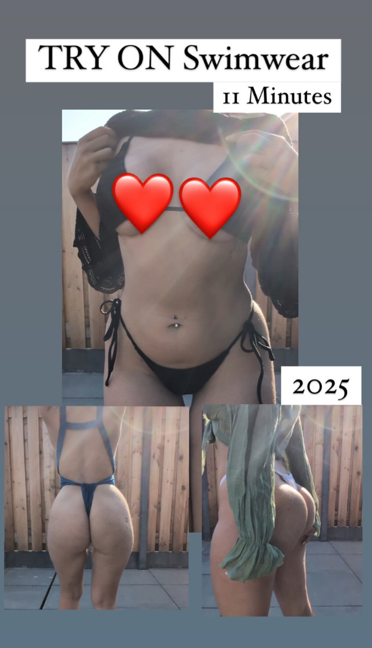 Try on bikinis / badpakken | 11 Min