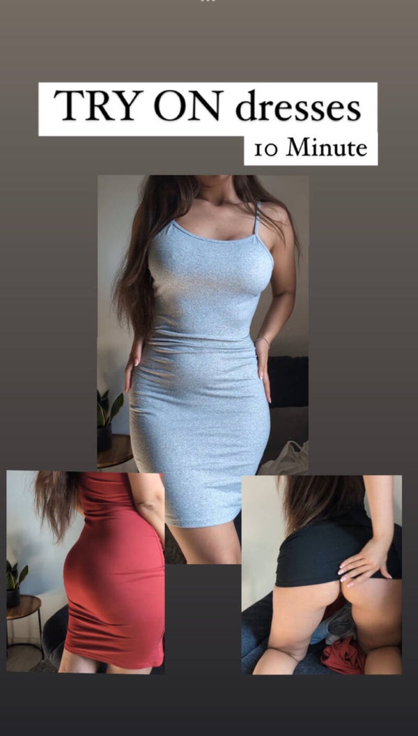 Try on strakke jurken | 10 Min