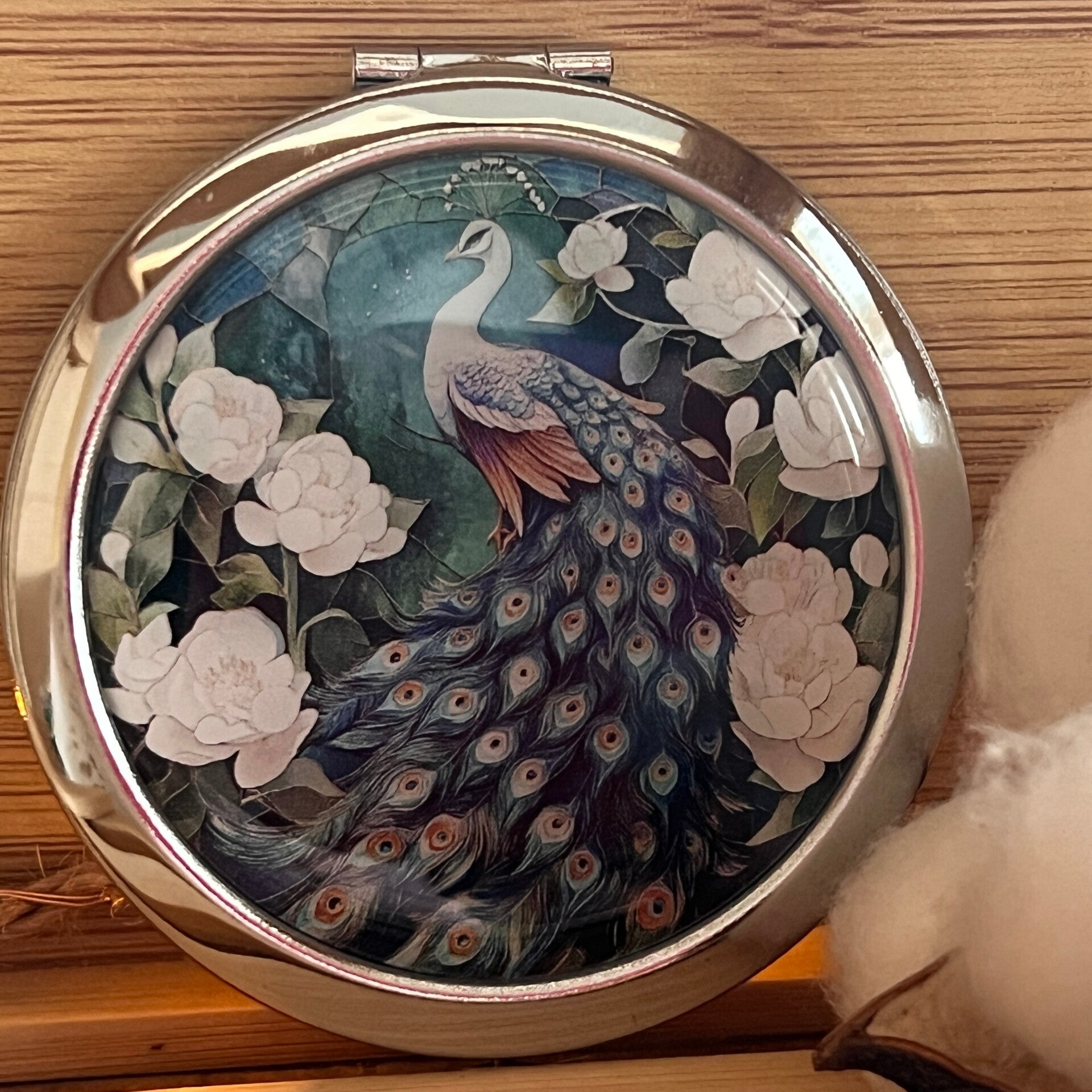 🪶 Pauw & Bloesem – Make-up Spiegel