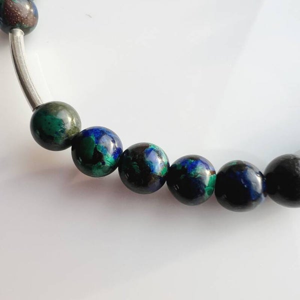 Mori Armband – natuursteen & zilver