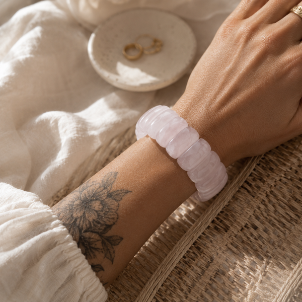 Rozenkwarts Armband