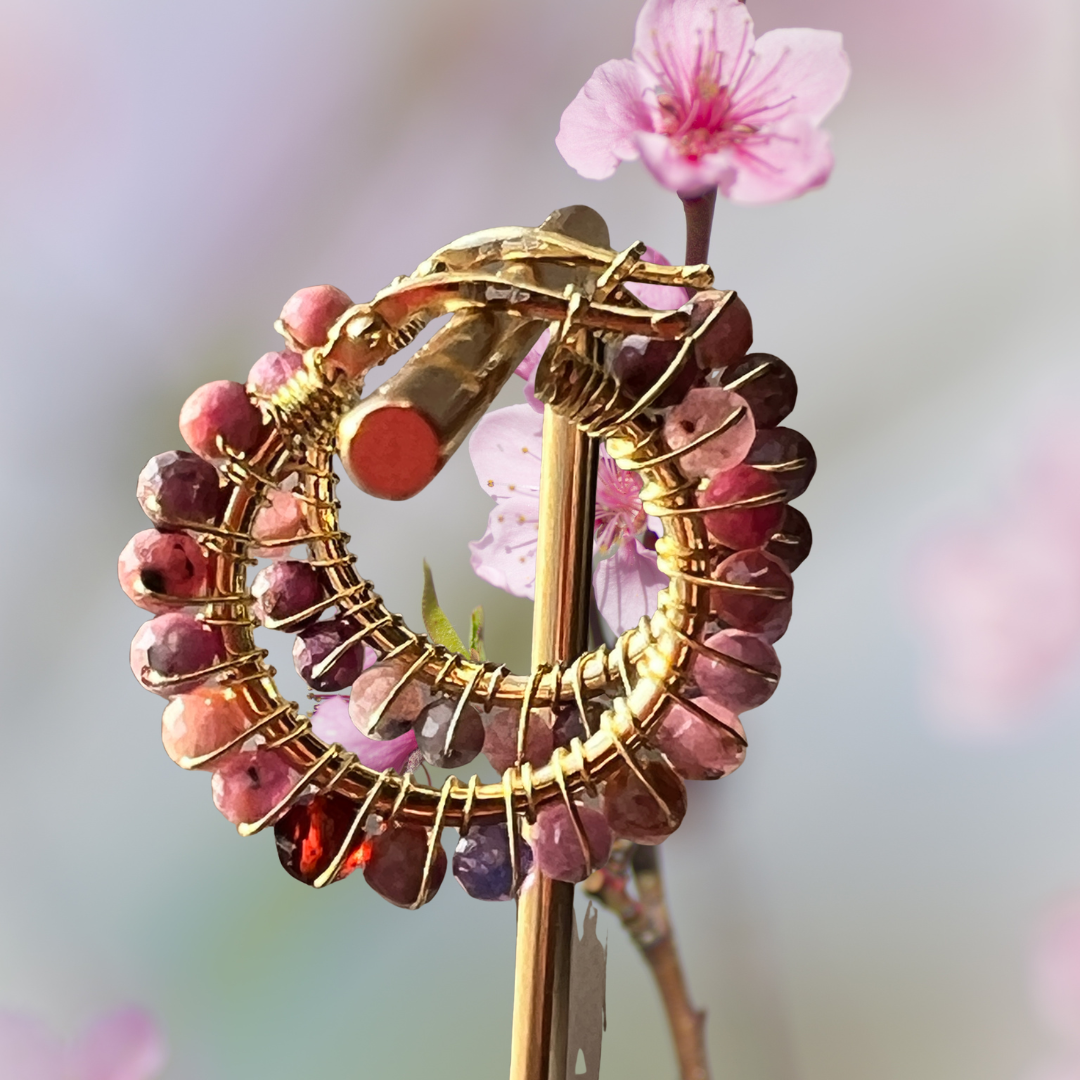 Creolen –  Veelkleurige Saffieren