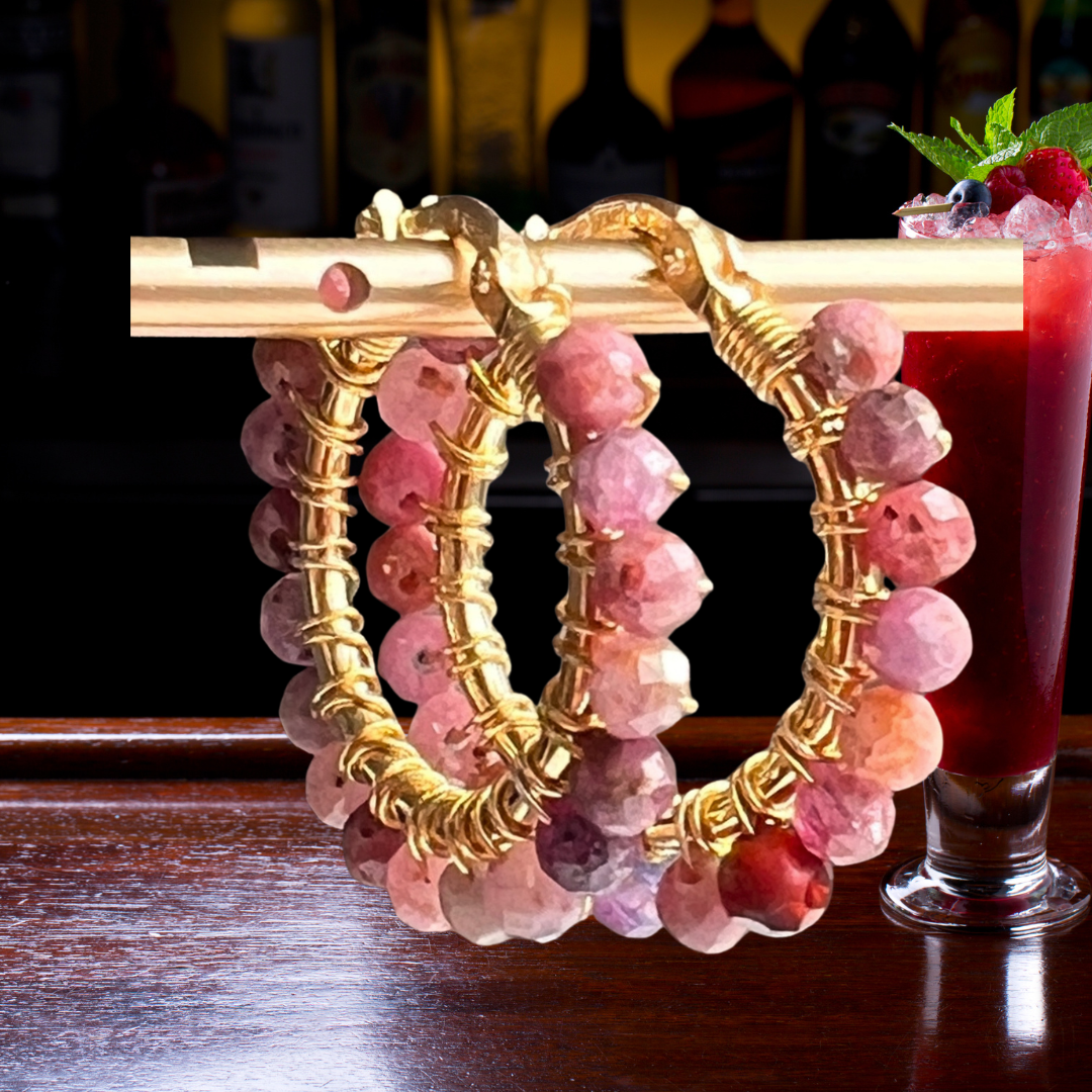 Creolen –  Veelkleurige Saffieren