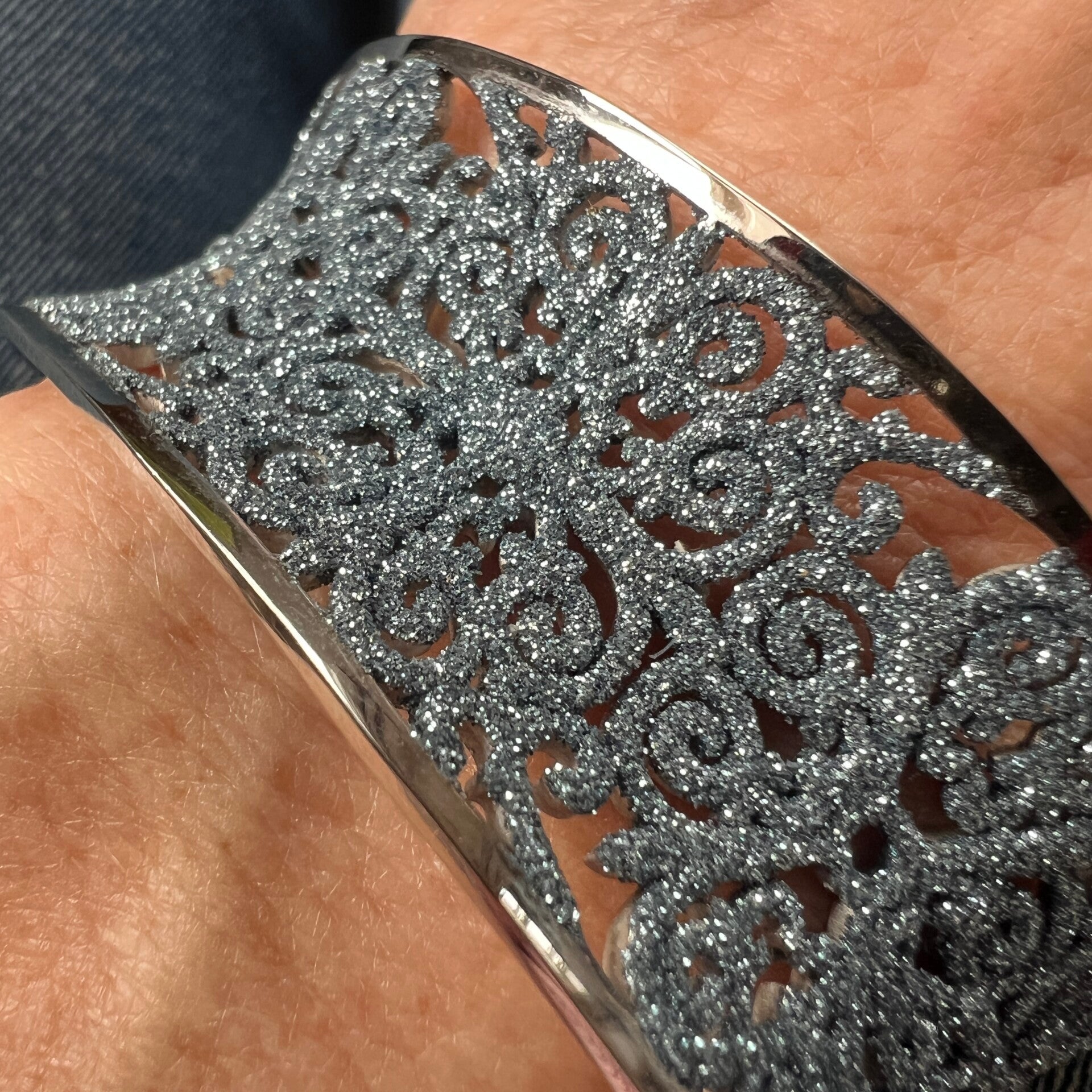 Starshine – Blauwe manchetarmband