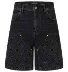 Louis Vuitton jeans kurz