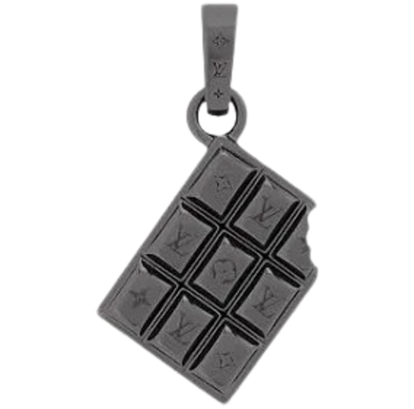 Louis Vuitton - LV Chocolate Bar Anhänger - Metal