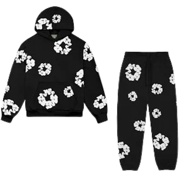 Denim tears tracksuit black