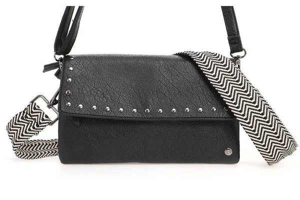 Black schoudertasje San Martin