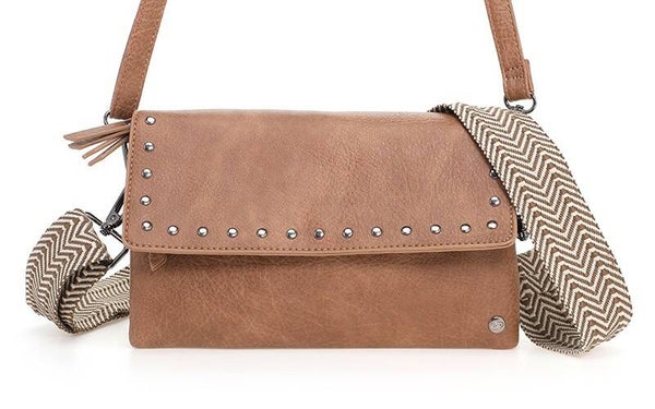 Camel schoudertasje San Martin