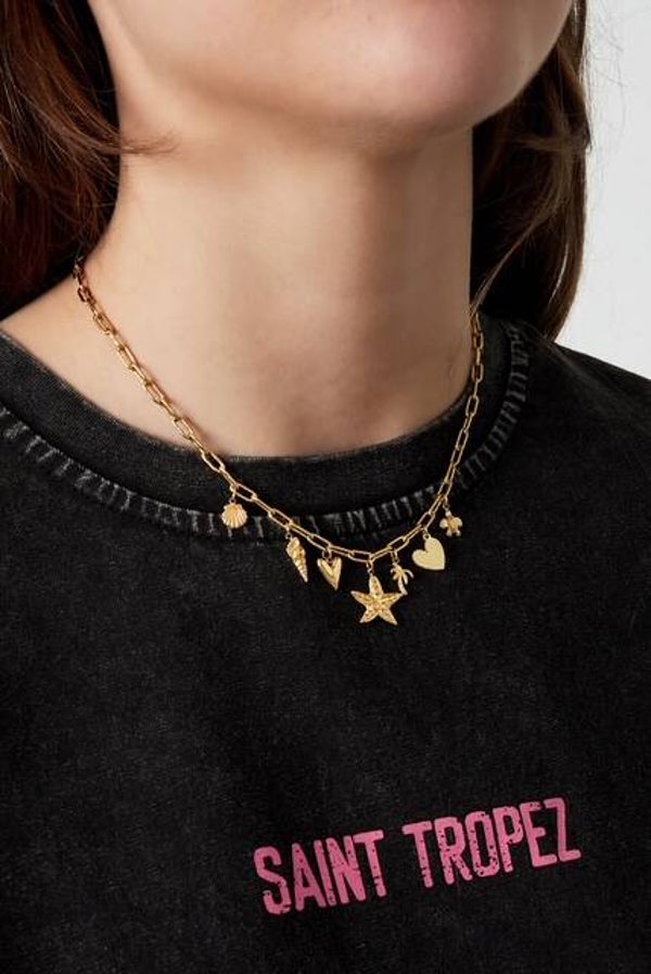 Saint Tropez Charm Necklace!