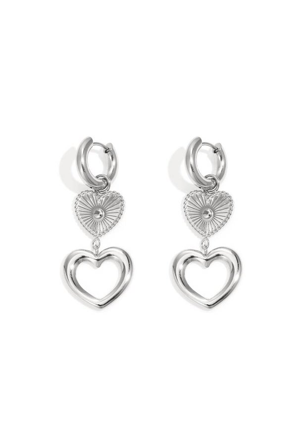 Amara Layers Oorbellen – Zilver