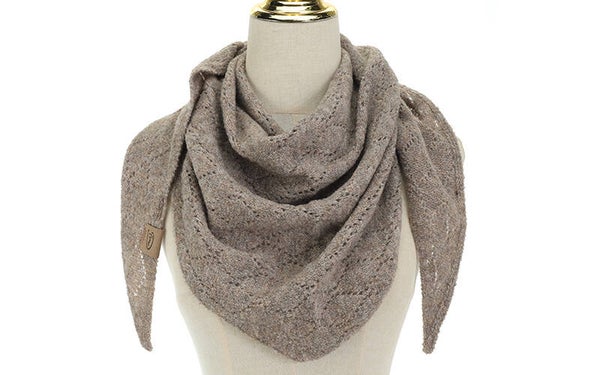 Taupe Solane Sjaal