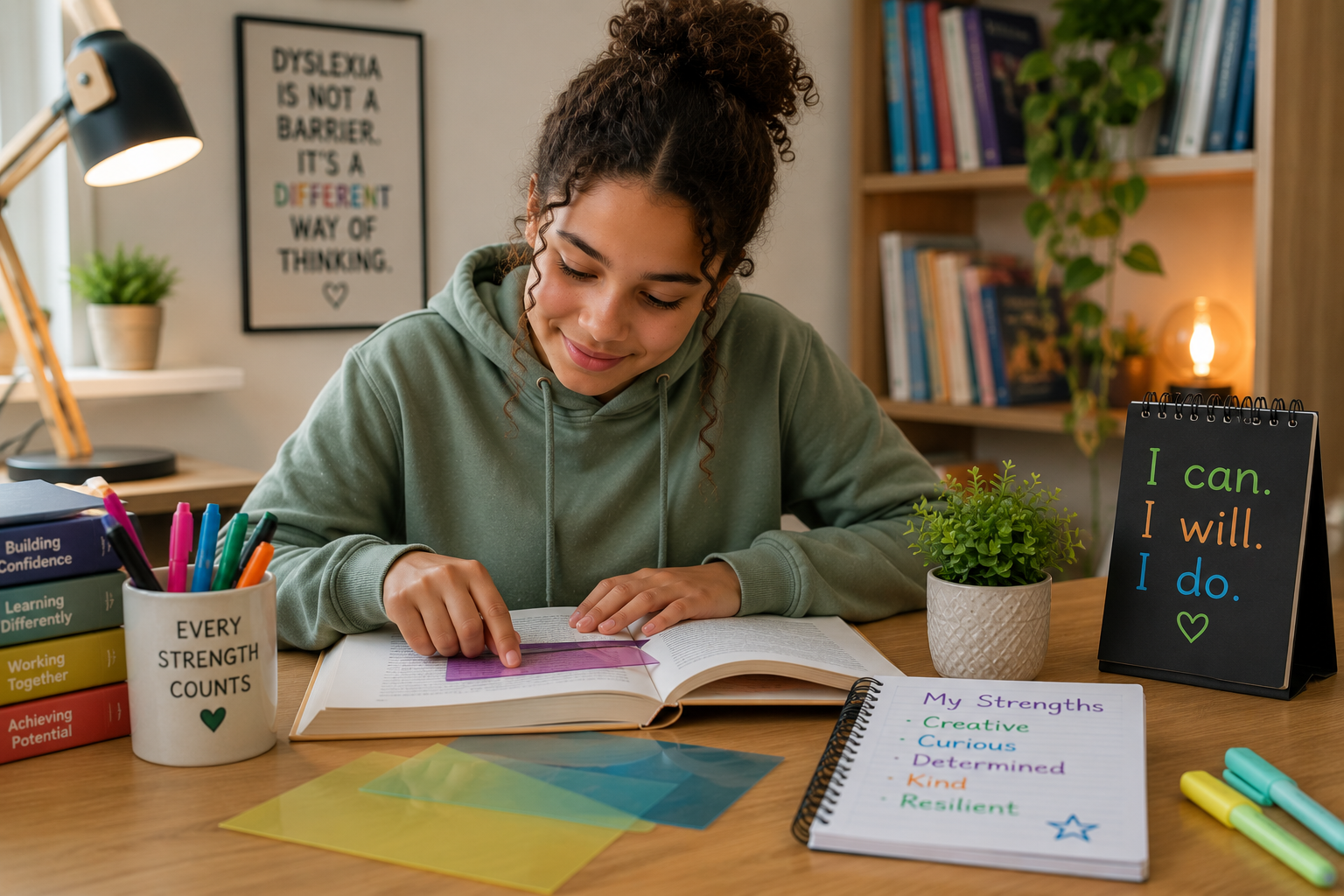 Educational support for learners with dyslexia.