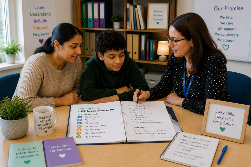 Parents and professionals working together to support EHCP outcomes.