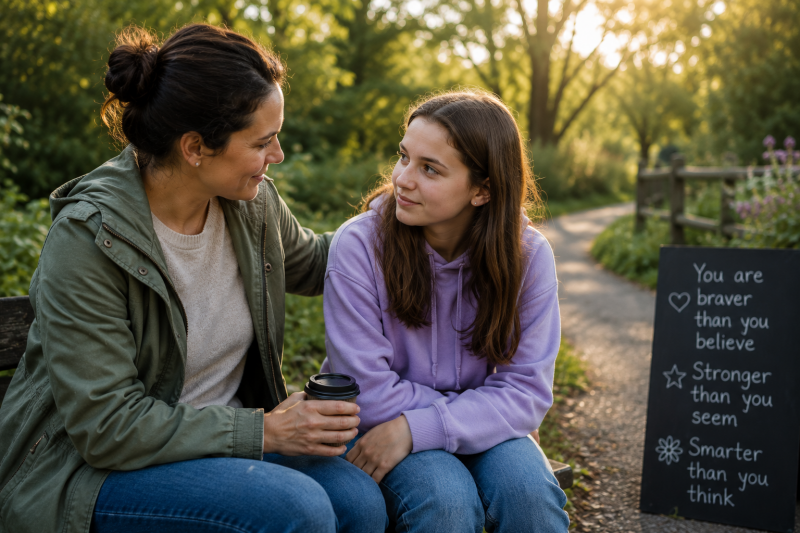 Support for young people experiencing school anxiety.